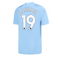 Manchester City Julian Alvarez #19 Kotipaita 2023-24 Lyhythihainen